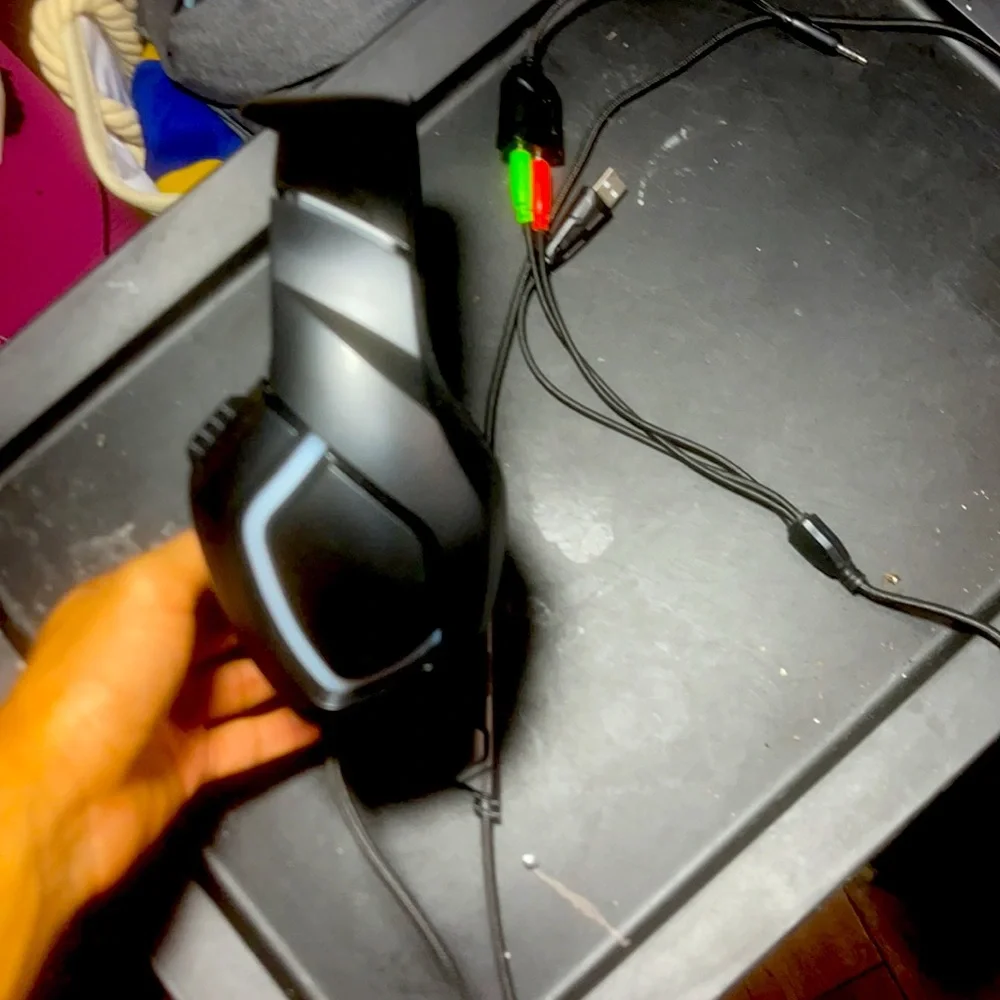led gaming headset
